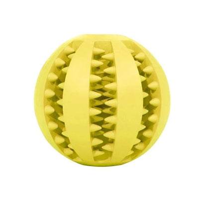 Rubber Dog Ball Toy for Puppy and Large Dogs Tooth Cleaning Chew Ball