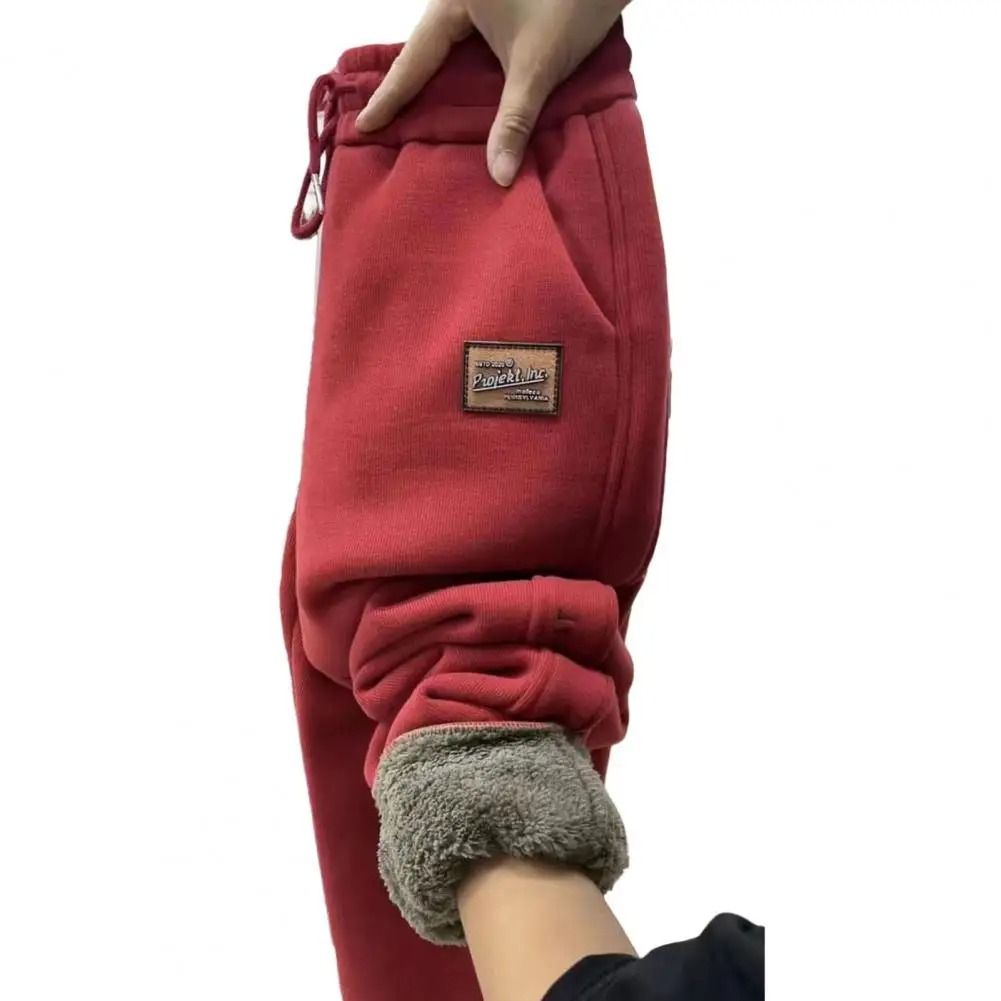 Cozy High Waist Fleece Lined Sweatpants for Women