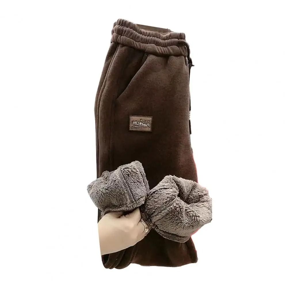 Cozy High Waist Fleece Lined Sweatpants for Women