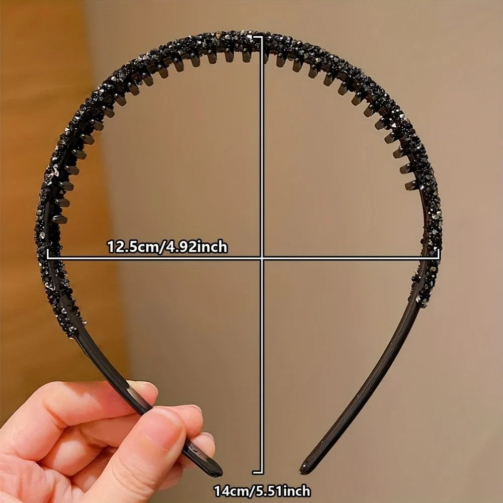 Childrens Non Slip Rhinestone Headbands Set