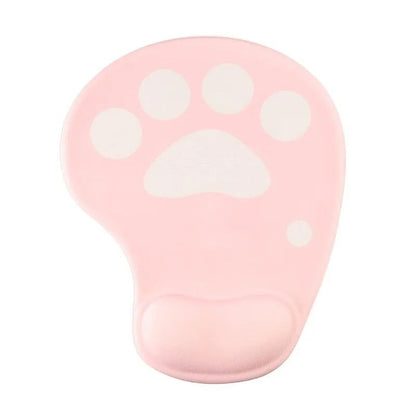Ergonomic Cat Paw Mouse Pad with Wrist Rest