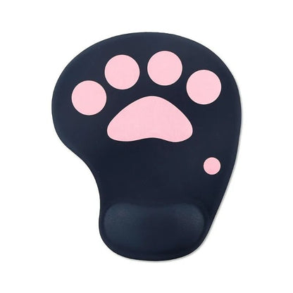 Ergonomic Cat Paw Mouse Pad with Wrist Rest