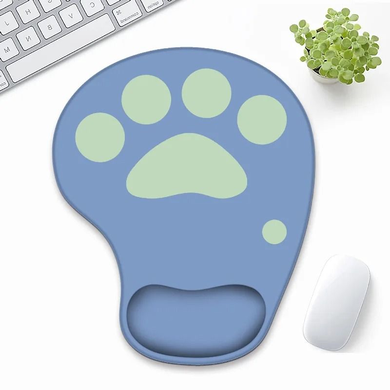 Ergonomic Cat Paw Mouse Pad with Wrist Rest