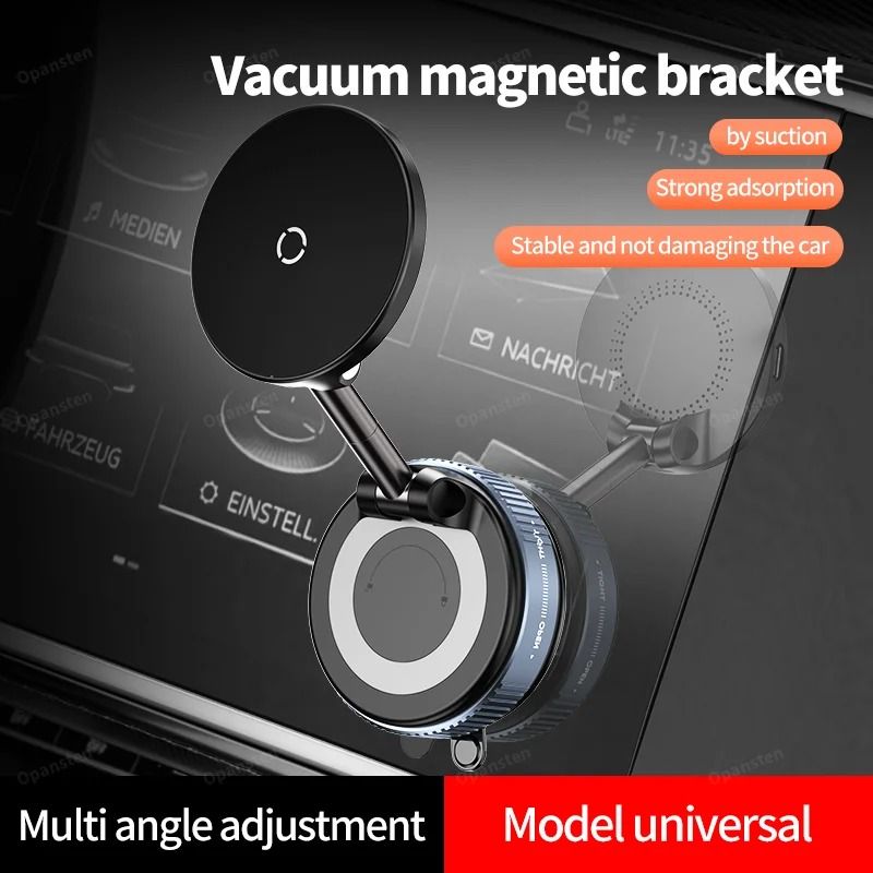 Magnetic Wireless Car Charger and Phone Holder