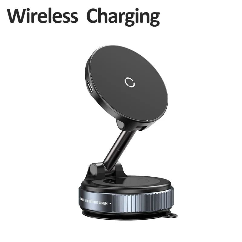 Magnetic Wireless Car Charger and Phone Holder