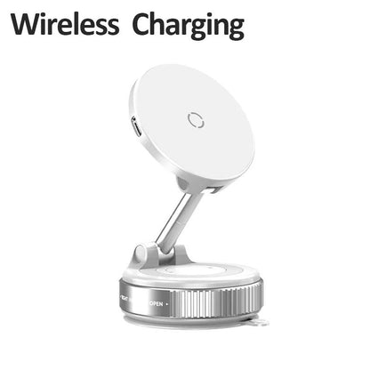 Magnetic Wireless Car Charger and Phone Holder