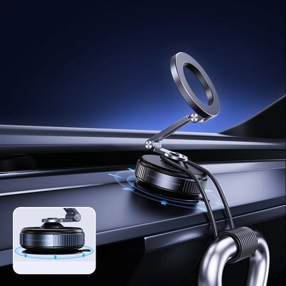 Magnetic Car Phone Holder with 360 Degree Rotation.