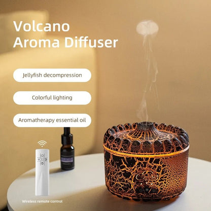 Jellyfish Flame Aroma Diffuser with Remote Control