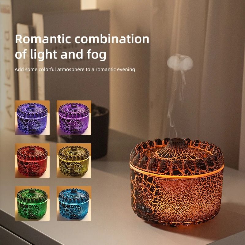 Jellyfish Flame Aroma Diffuser with Remote Control