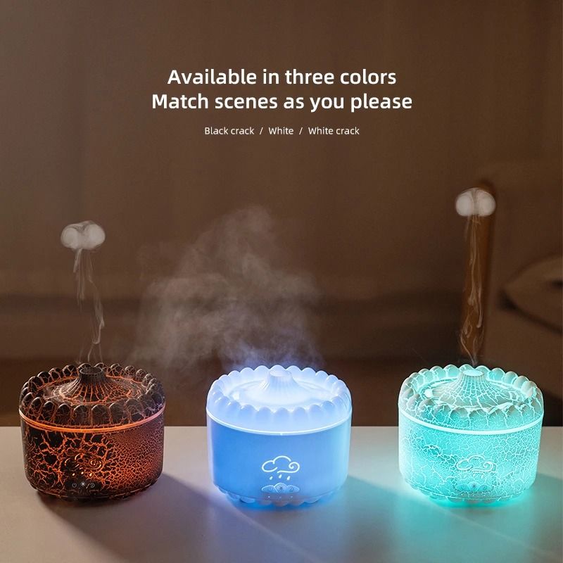 Jellyfish Flame Aroma Diffuser with Remote Control