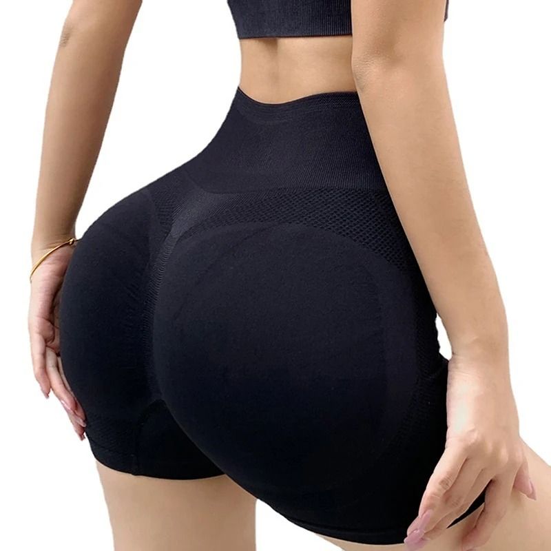 Womens High Waist Fitness Shorts for Gym and Yoga