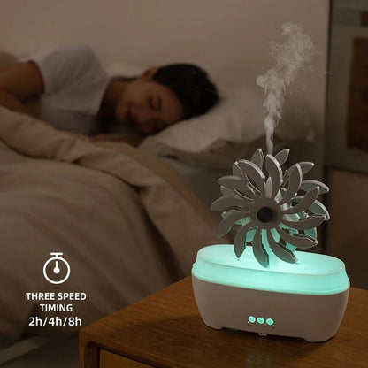 Windmill Aroma Diffuser and Air Humidifier with Remote Control