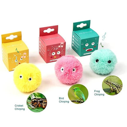 Interactive Electric Cat Toy Ball with Catnip and Sound