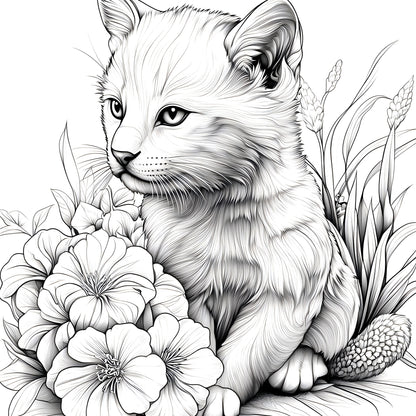 Thick Page Coloring Books for Adults, Kids, Anti Stress Art Activity, Creative Drawing and Painting for Relaxation