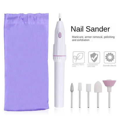 Mini Electric Nail Drill Kit for Manicure and Pedicure