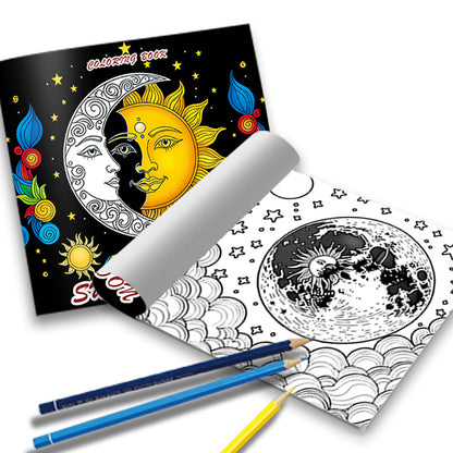 Creative Artistic Coloring Book, Stress Relief Art Therapy, with Patterns, Doodles, and Figure Drawing for Adults