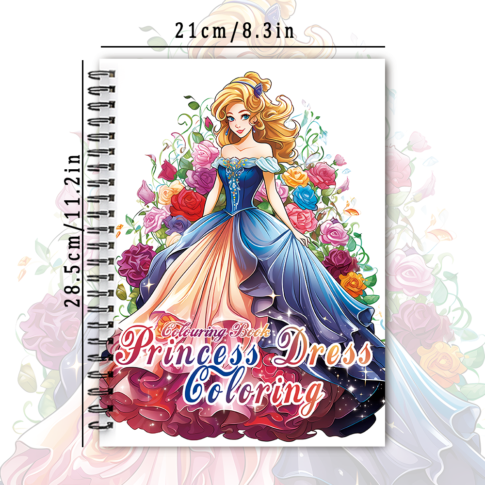 Adult Coloring Book, Spiral Bound, Thick Paper, Perfect Drawing Book & Holiday Gift