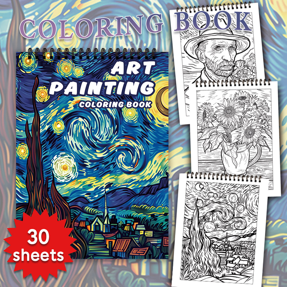 Spiral Coloring Book for Adults, Art Therapy Pages, Thick Paper for Stress Relief, Perfect for Halloween