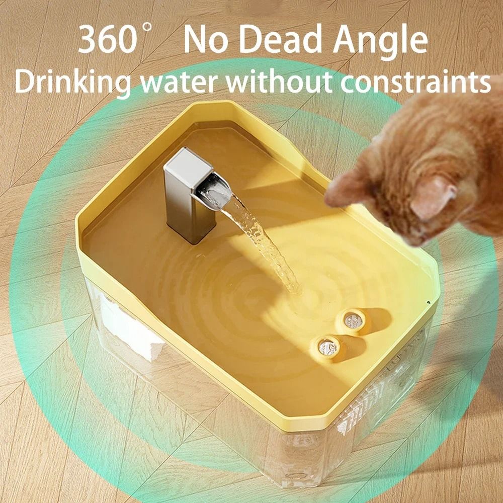 Automatic Cat Water Fountain with Filter and USB Pump