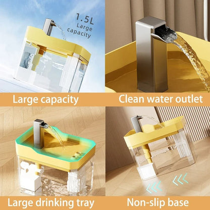 Automatic Cat Water Fountain with Filter and USB Pump