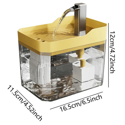 Automatic Cat Water Fountain with Filter and USB Pump