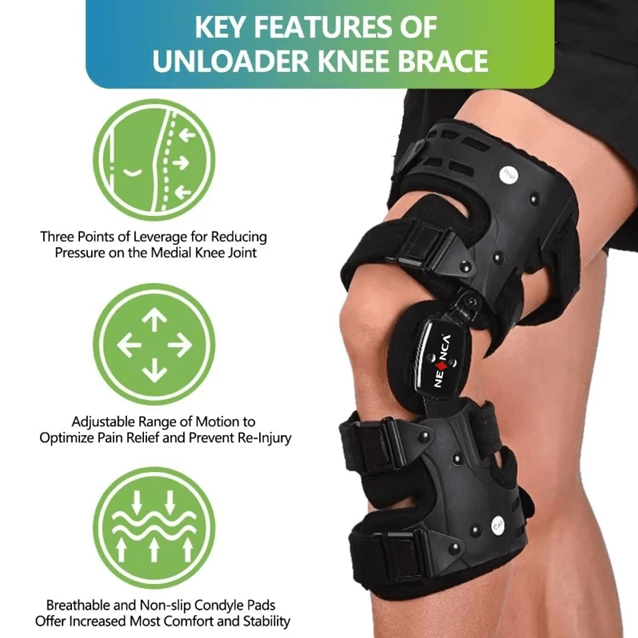 Neenca OA Unloader Knee Brace for Pain Relief and Joint Support