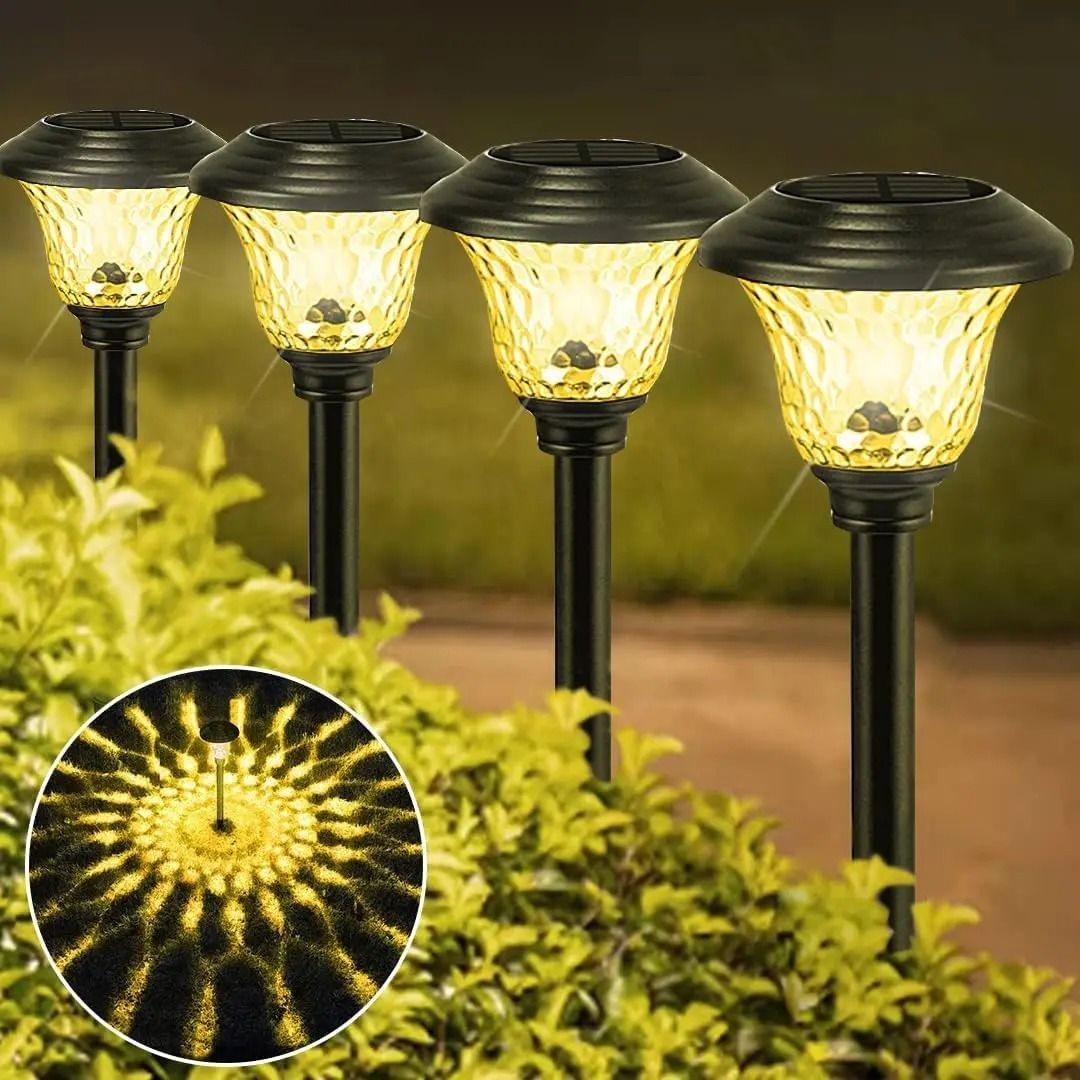 Outdoor Solar Pathway Lights with Color Changing LED