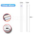 silvery 40cm