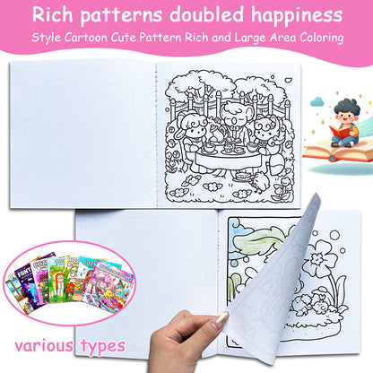 A Collection of Best Selling Adult Coloring Books, Covering Diverse Themes for Stress Relief