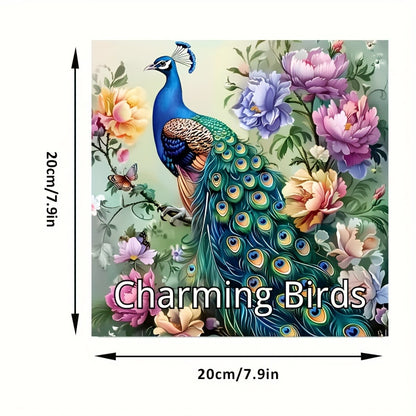 Charming Birds World Coloring Book, for Soothing Stress and Relaxation, a Stress Reduction Colouring Book for Gifting