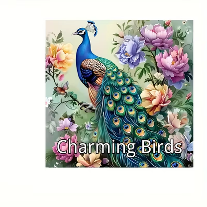 Charming Birds World Coloring Book, for Soothing Stress and Relaxation, a Stress Reduction Colouring Book for Gifting