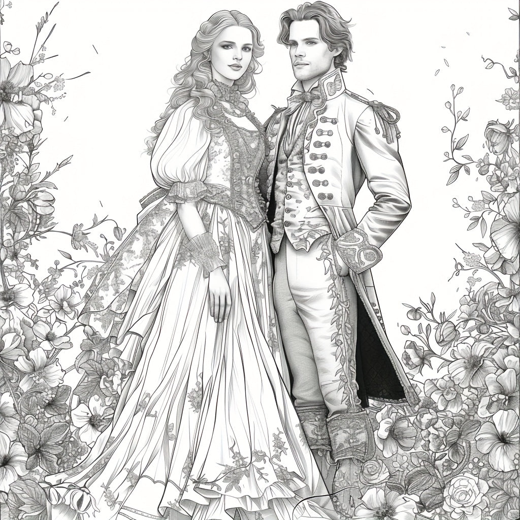 Beautiful Lovers Coloring Book, for Adult Stress Reduction, a Colouring Book for Stress Relief and Mood Reduction