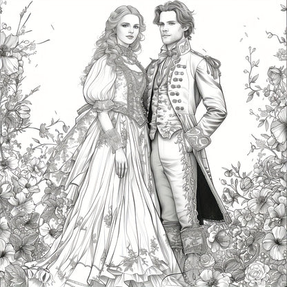 Beautiful Lovers Coloring Book, for Adult Stress Reduction, a Colouring Book for Stress Relief and Mood Reduction
