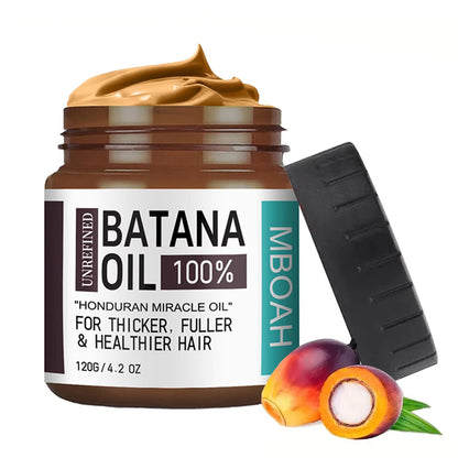 100% Batana Hair Oil – Thicker, Fuller, Healthier Hair & Silky Hair Nutrition for Hairs