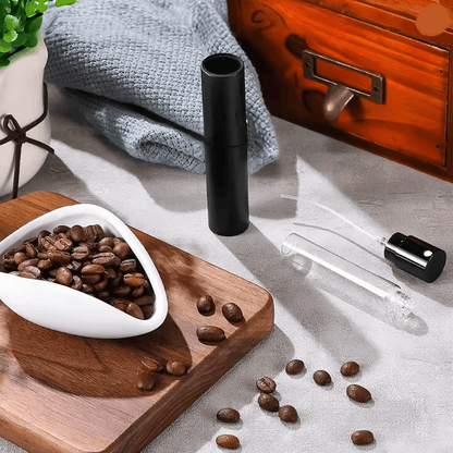 BrewMist Anti Static Coffee Bean Spray Bottle for Precision Grinding