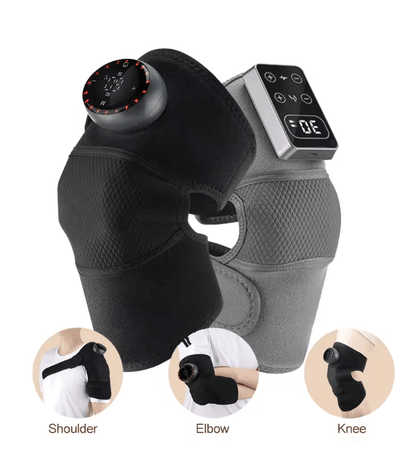 ThermaFlex Heated Vibrating Knee Pad with Infrared Therapy and USB Power