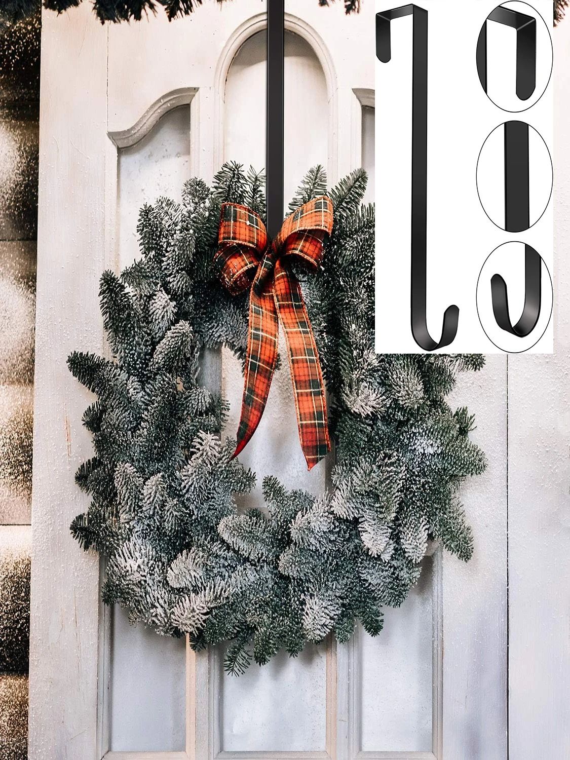 Over Door Wreath Hanger Hook for Front Door