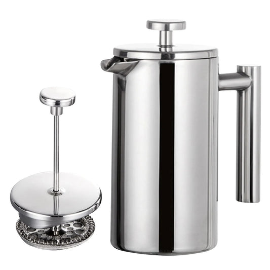 Stainless Steel French Press Coffee Maker Pot