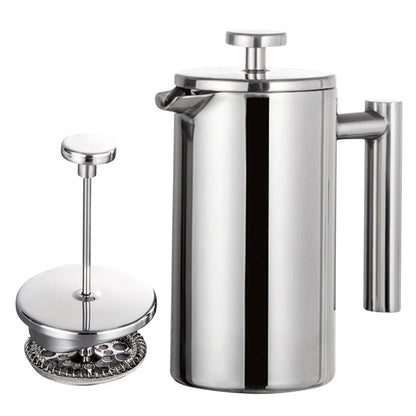 Stainless Steel French Press Coffee Maker Pot