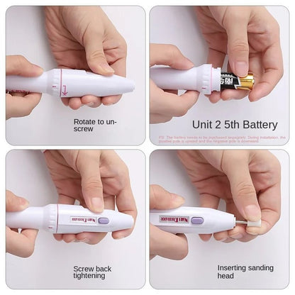 Electric Nail Drill Set for Perfect Home Manicures