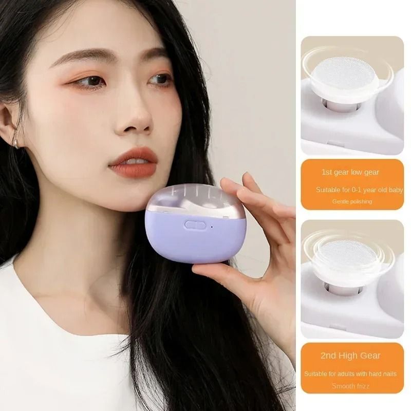 Rechargeable Electric Nail Clipper with Built-in Light for Effortless Manicures