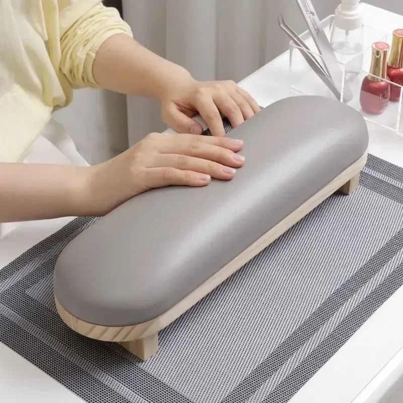 Professional PU Leather Nail Hand Pillow Cushion for Manicure Comfort