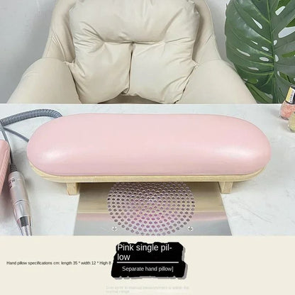 Professional PU Leather Nail Hand Pillow Cushion for Manicure Comfort