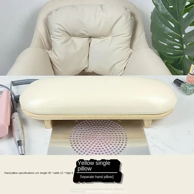 Professional PU Leather Nail Hand Pillow Cushion for Manicure Comfort