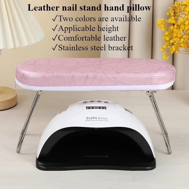 Waterproof Leather Hand Pillow Arm Rest Cushion for Manicure and Nail Art
