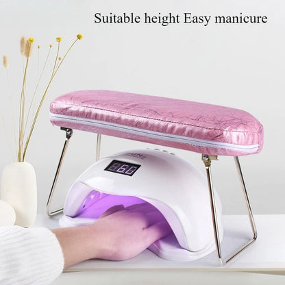 Waterproof Leather Hand Pillow Arm Rest Cushion for Manicure and Nail Art