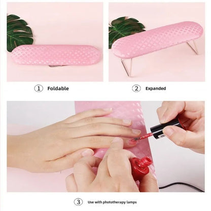 Waterproof Leather Hand Pillow Arm Rest Cushion for Manicure and Nail Art