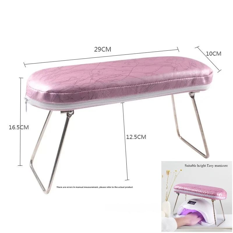 Waterproof Leather Hand Pillow Arm Rest Cushion for Manicure and Nail Art