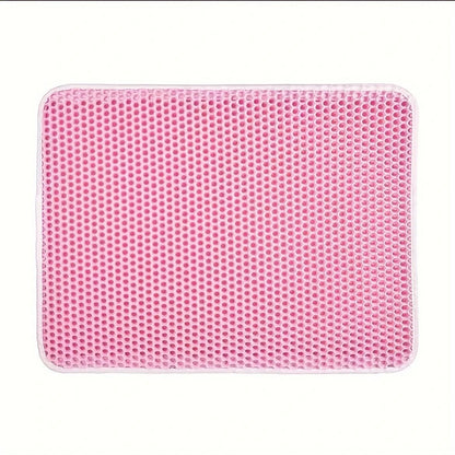 Double Layer Honeycomb Cat Litter Mat Waterproof and Easy Clean Design