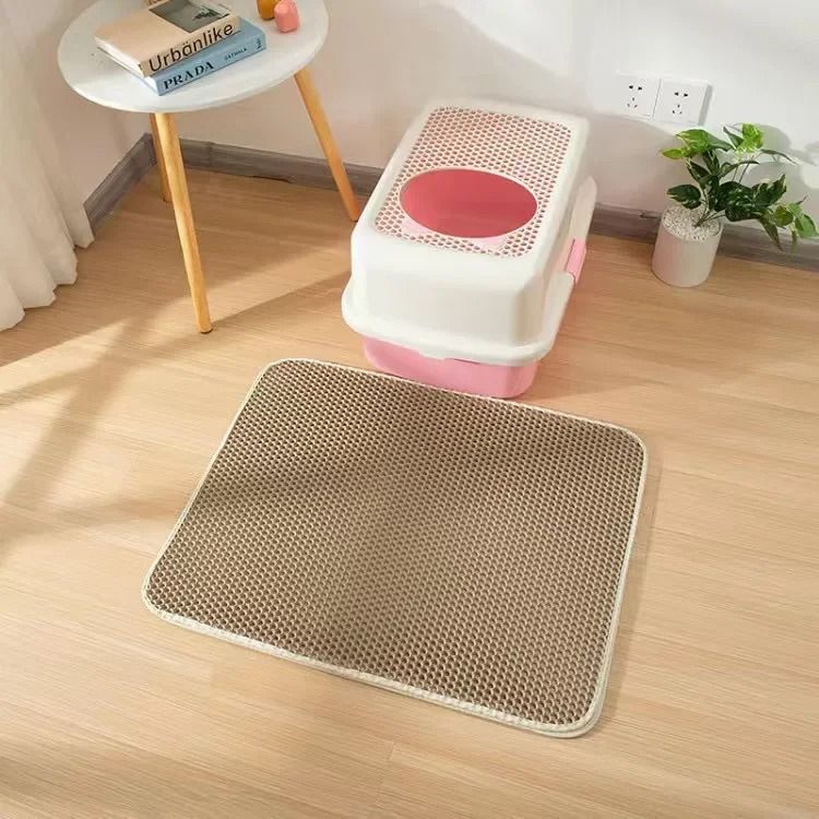 Double Layer Waterproof Cat Litter Mat with Non-Slip Washable Design